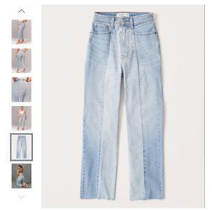 Abercrombie Ultra High Rise Ankle Straight